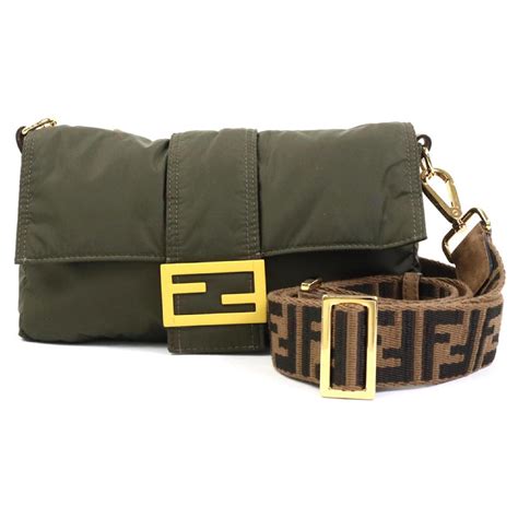 fendi baguette khaki